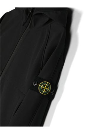 black polyester jacket STONE ISLAND KIDS | 801640127V0029